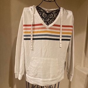 Rainbow Stripe Hoodie